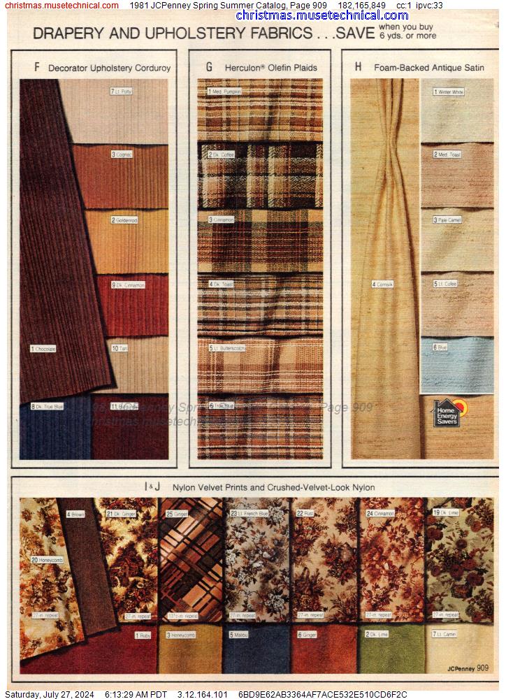 1981 JCPenney Spring Summer Catalog, Page 909