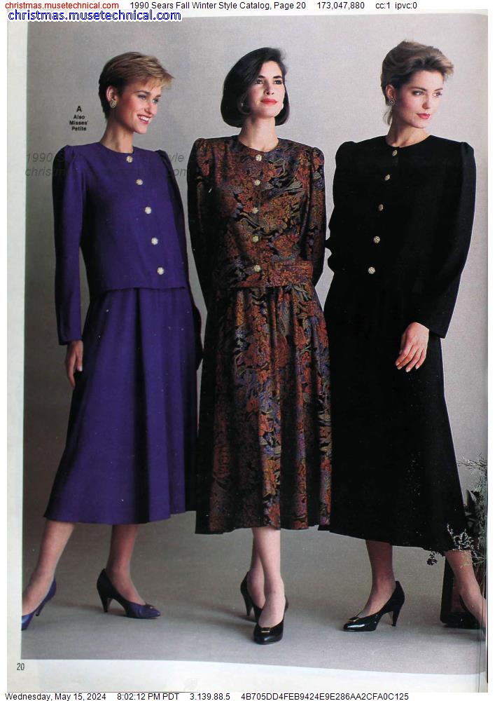 1990 Sears Fall Winter Style Catalog, Page 20