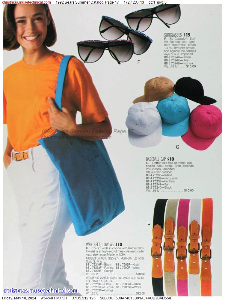 1992 Sears Summer Catalog, Page 17
