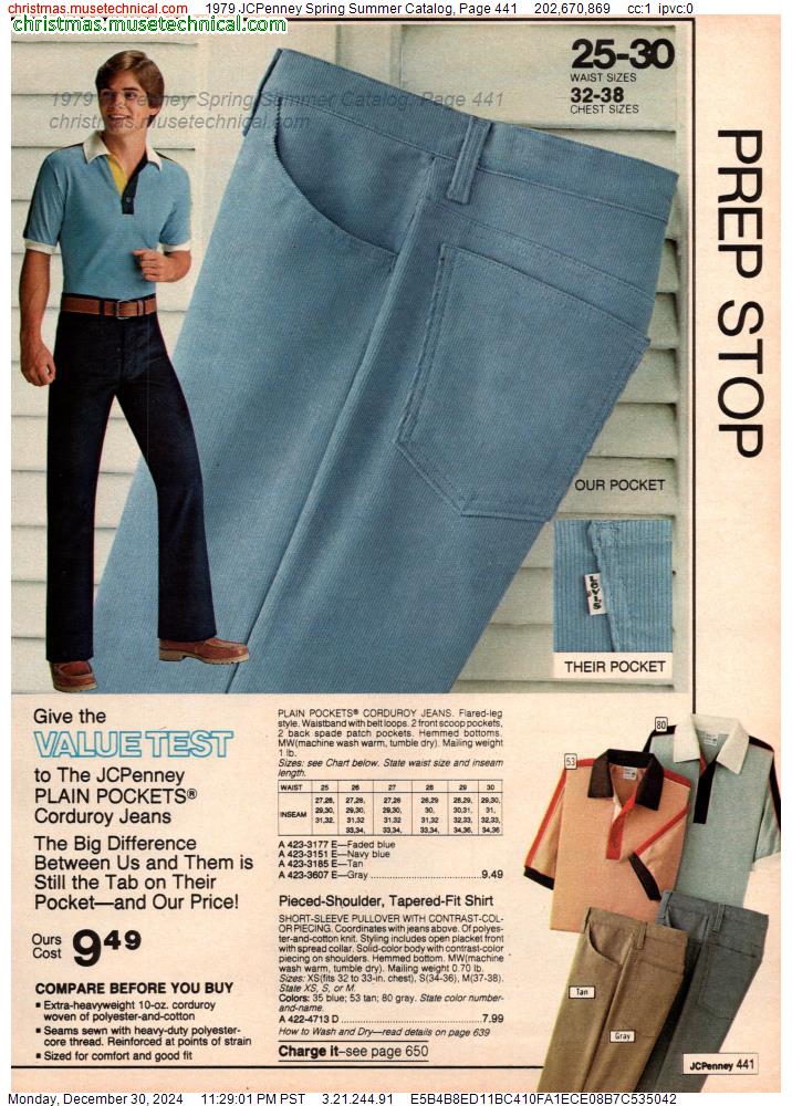 1979 JCPenney Spring Summer Catalog, Page 441