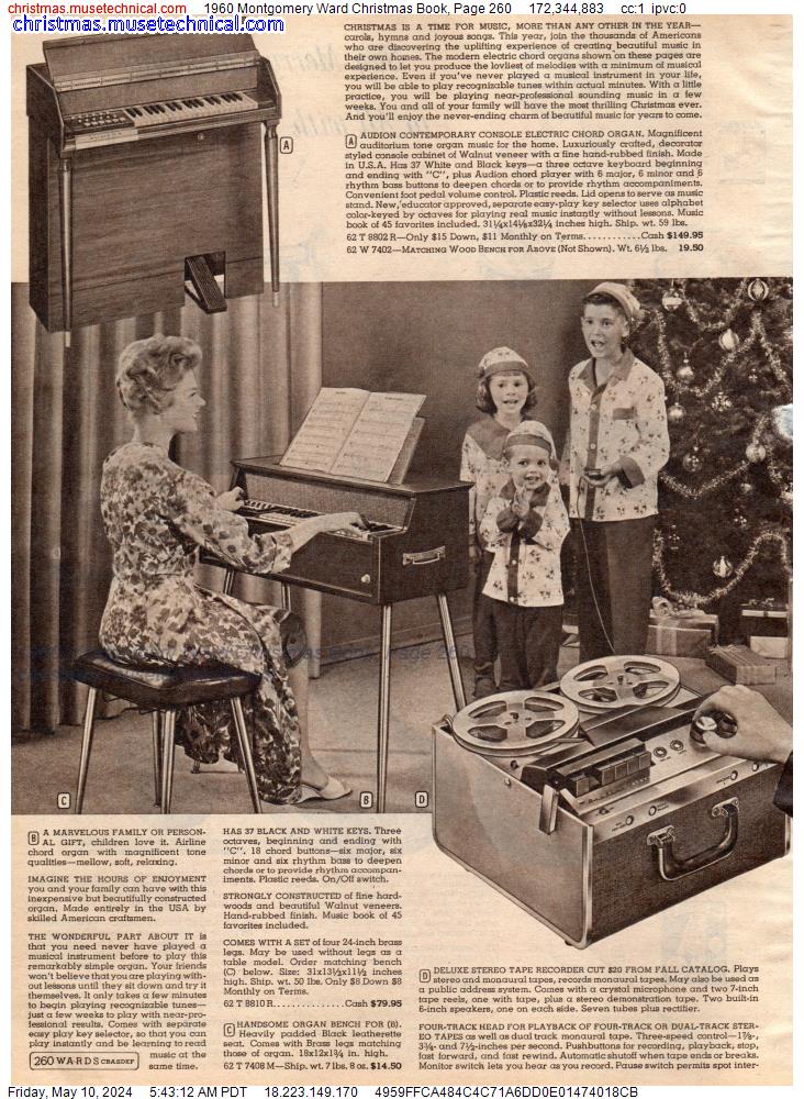 1960 Montgomery Ward Christmas Book, Page 260