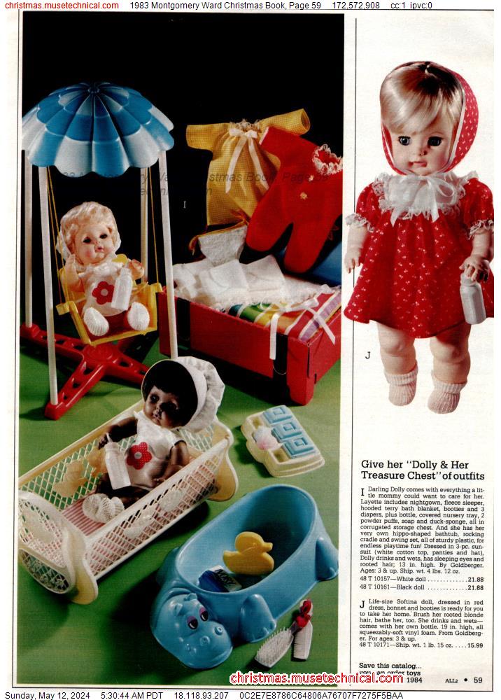 1983 Montgomery Ward Christmas Book, Page 59