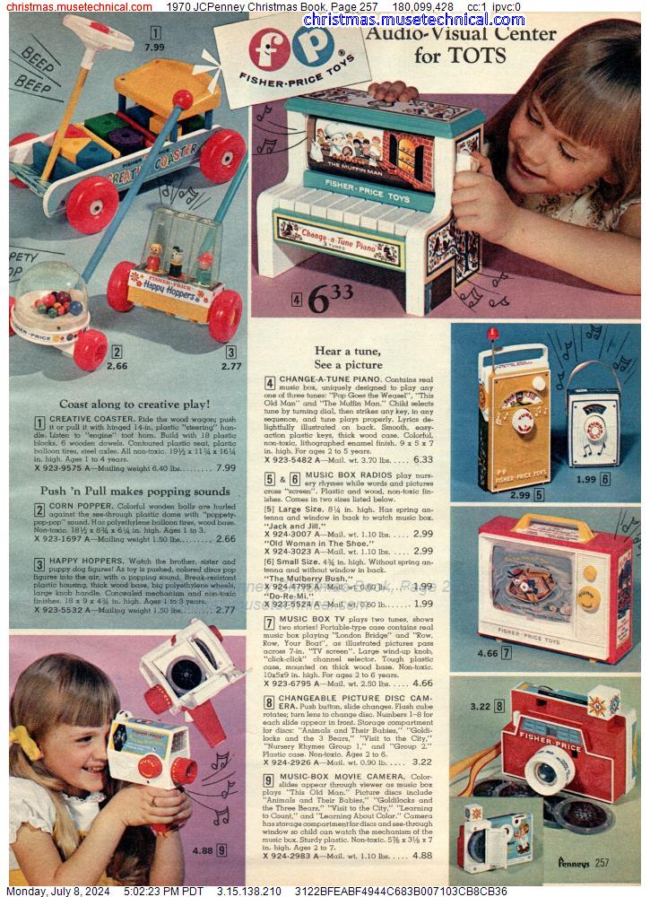 1970 JCPenney Christmas Book, Page 257