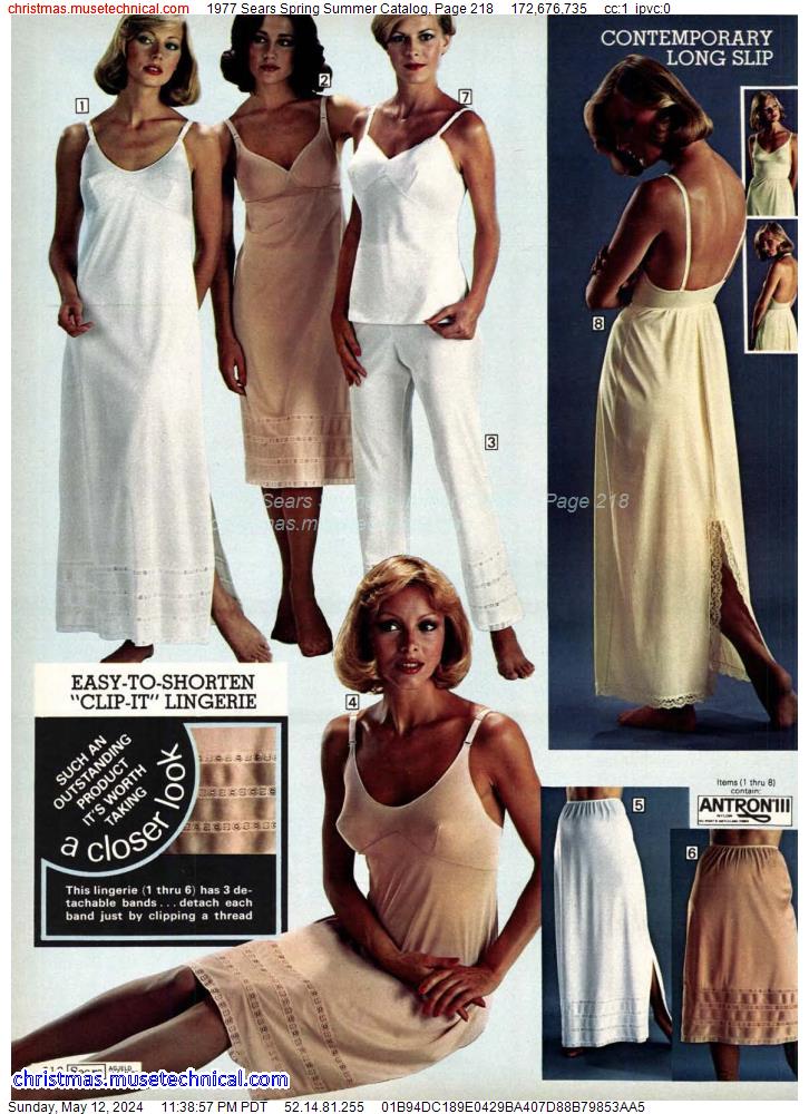 1977 Sears Spring Summer Catalog, Page 218