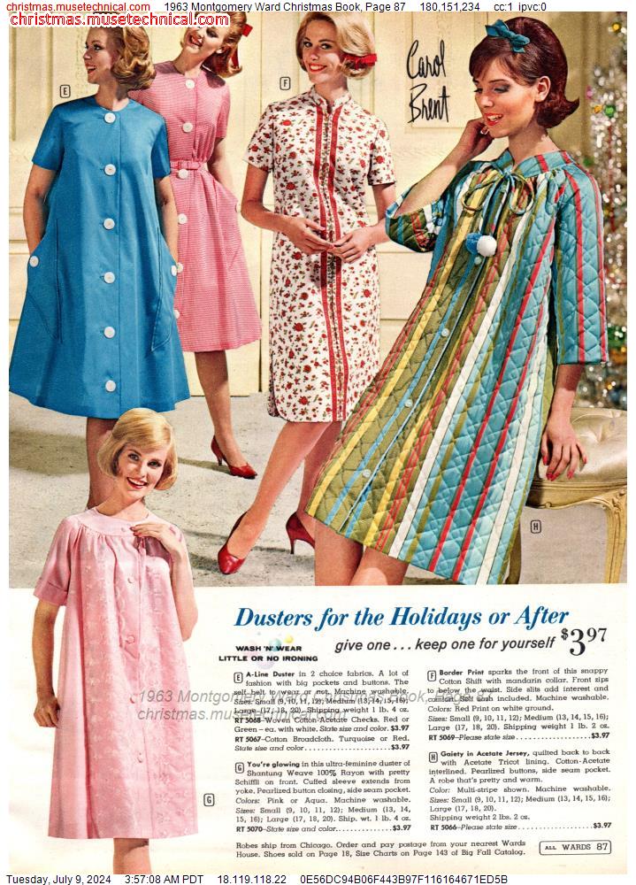 1963 Montgomery Ward Christmas Book, Page 87