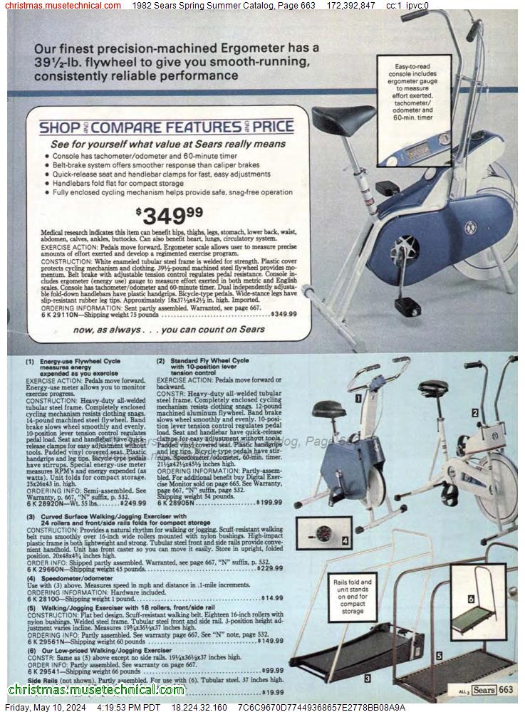 1982 Sears Spring Summer Catalog, Page 663