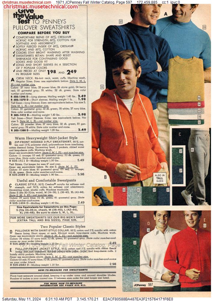 1971 JCPenney Fall Winter Catalog, Page 597