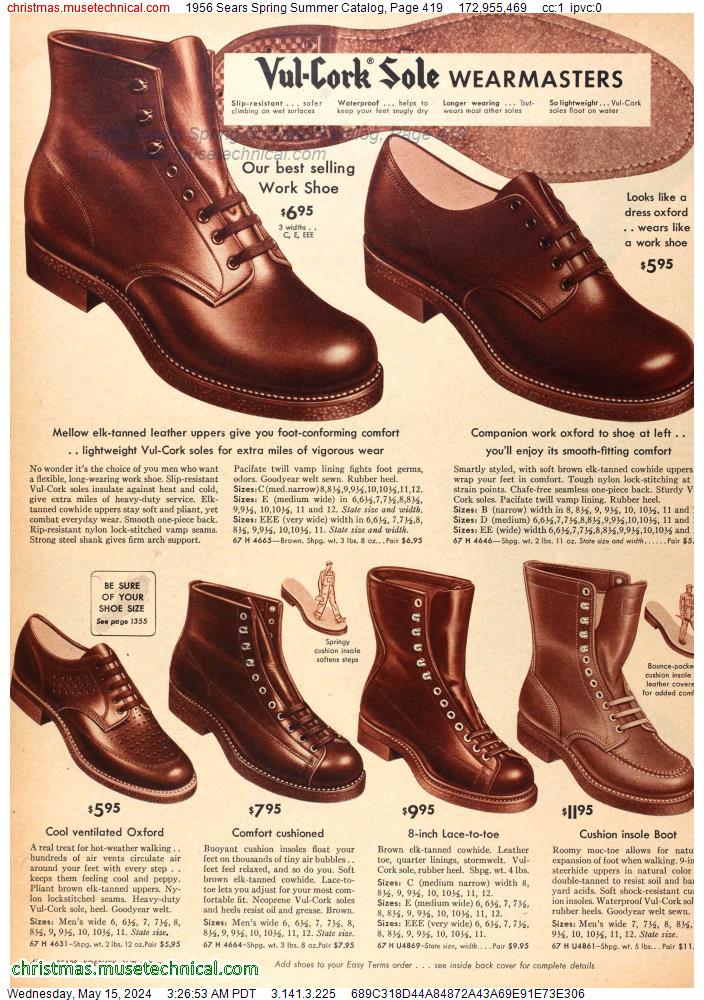1956 Sears Spring Summer Catalog, Page 419