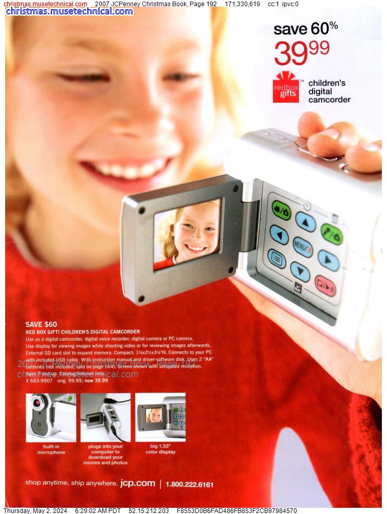 2007 JCPenney Christmas Book, Page 192