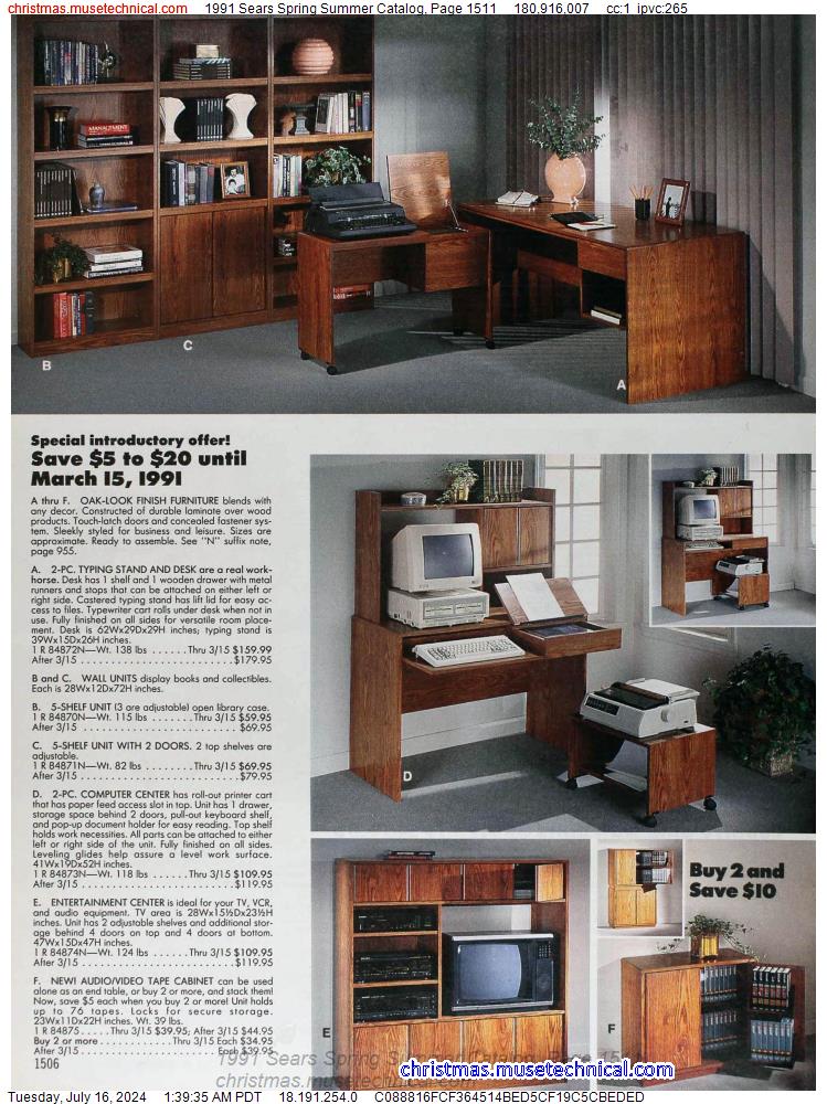 1991 Sears Spring Summer Catalog, Page 1511
