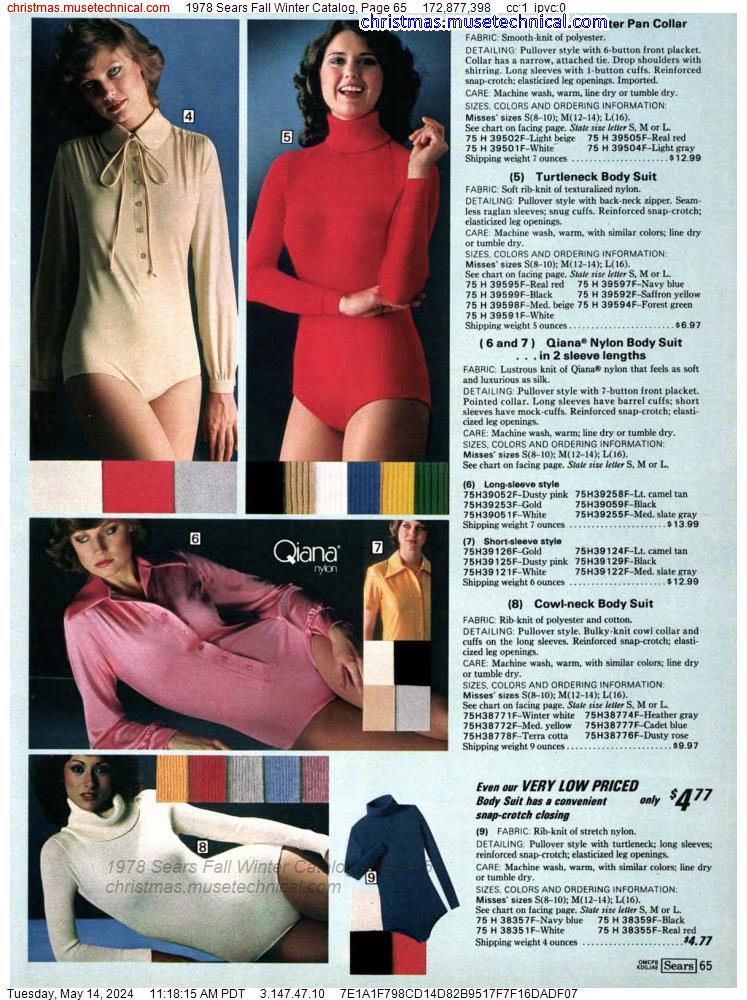 1978 Sears Fall Winter Catalog, Page 65