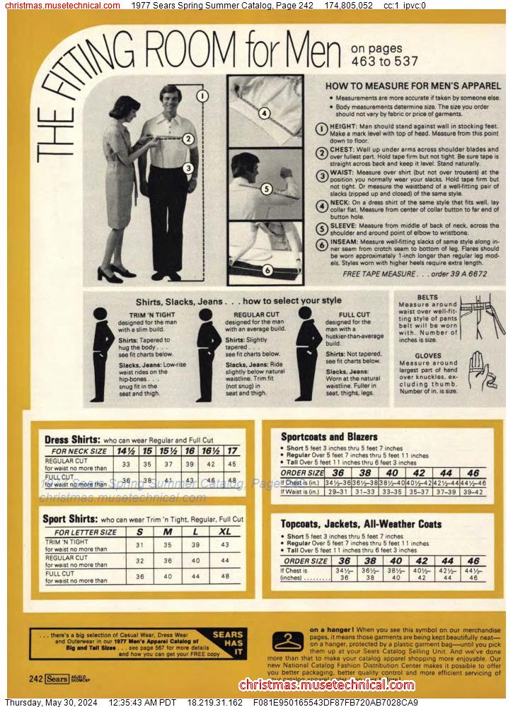 1977 Sears Spring Summer Catalog, Page 242