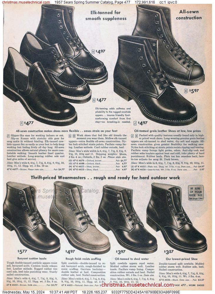 1957 Sears Spring Summer Catalog, Page 477
