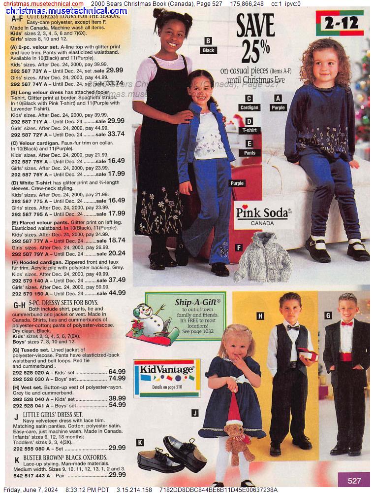 2000 Sears Christmas Book (Canada), Page 527