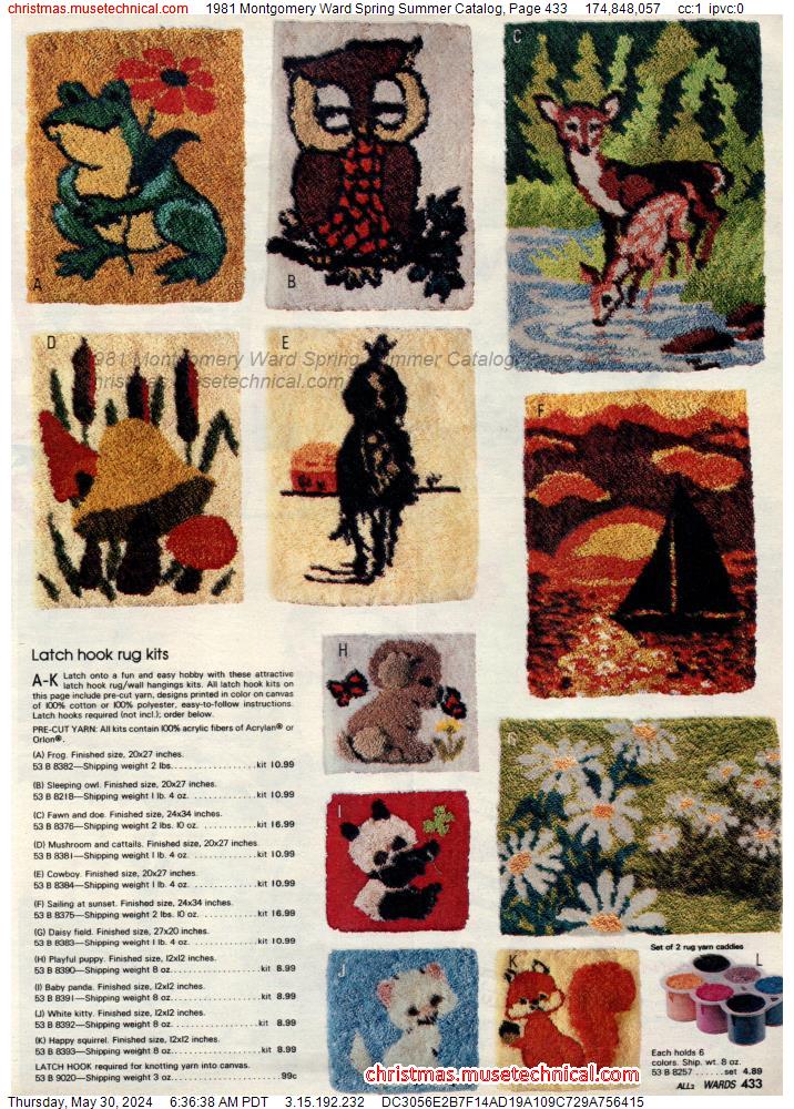 1981 Montgomery Ward Spring Summer Catalog, Page 433