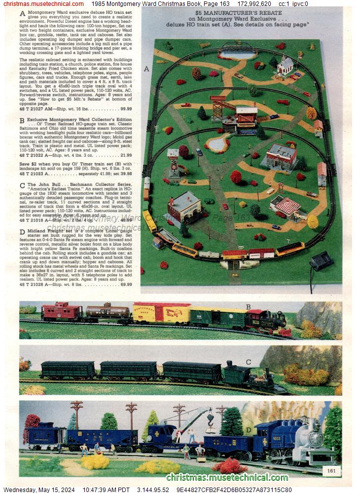1985 Montgomery Ward Christmas Book, Page 163