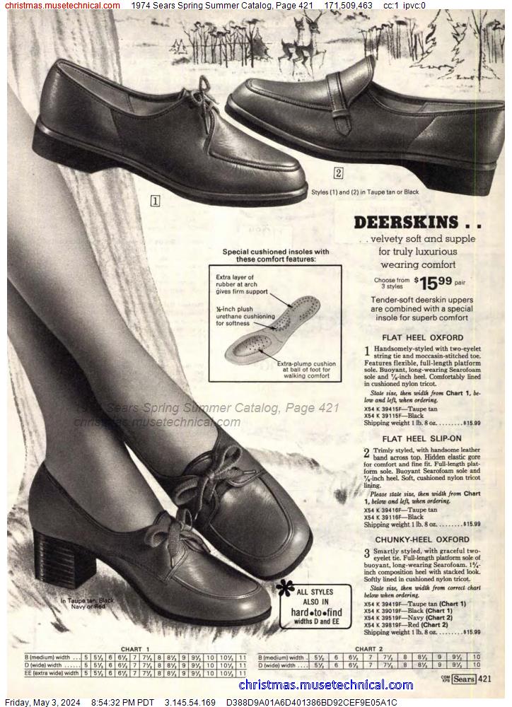 1974 Sears Spring Summer Catalog, Page 421