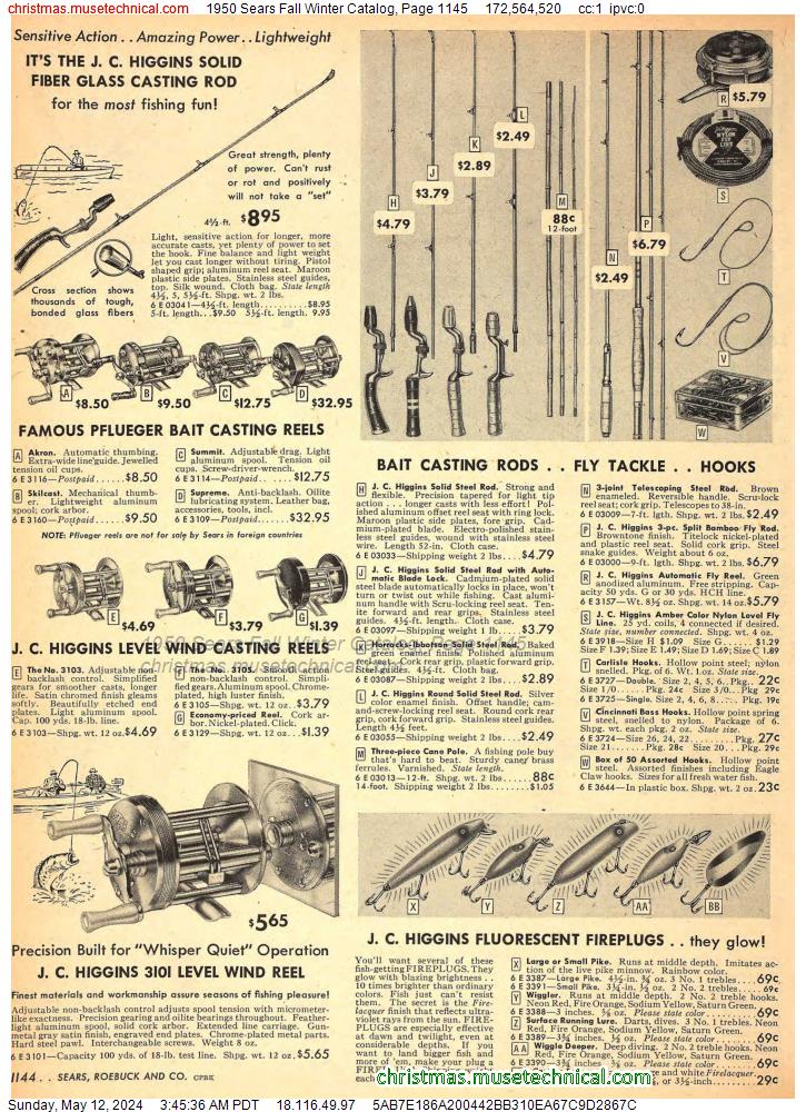 1950 Sears Fall Winter Catalog, Page 1145