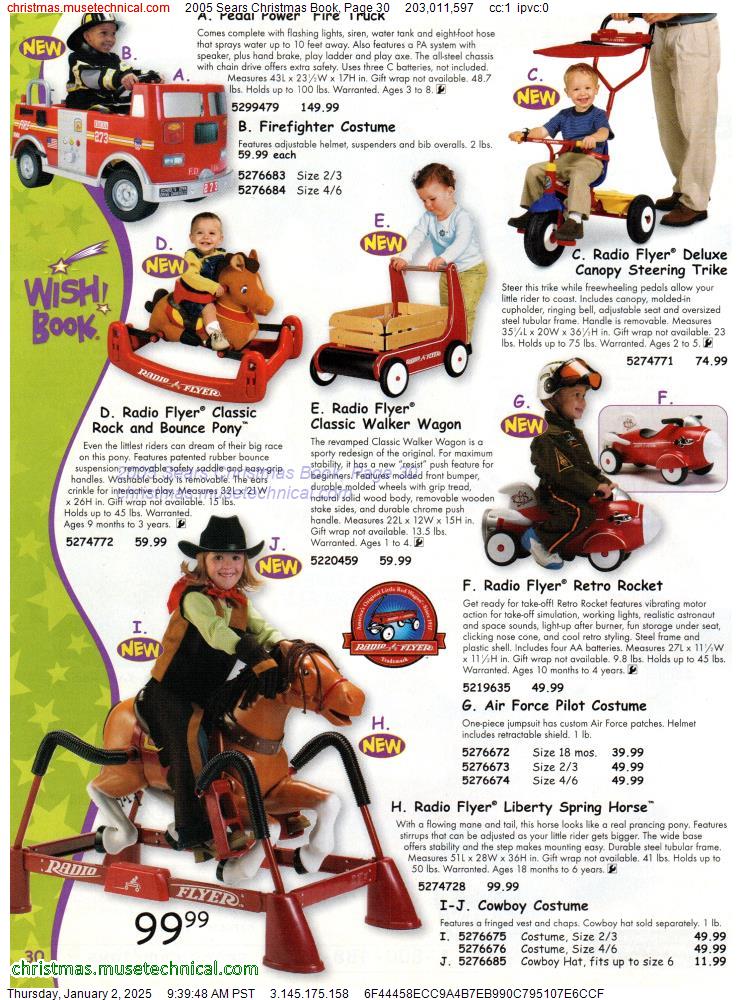 2005 Sears Christmas Book, Page 30