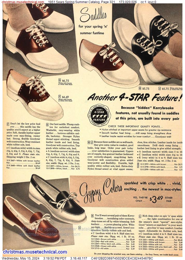 1951 Sears Spring Summer Catalog, Page 321