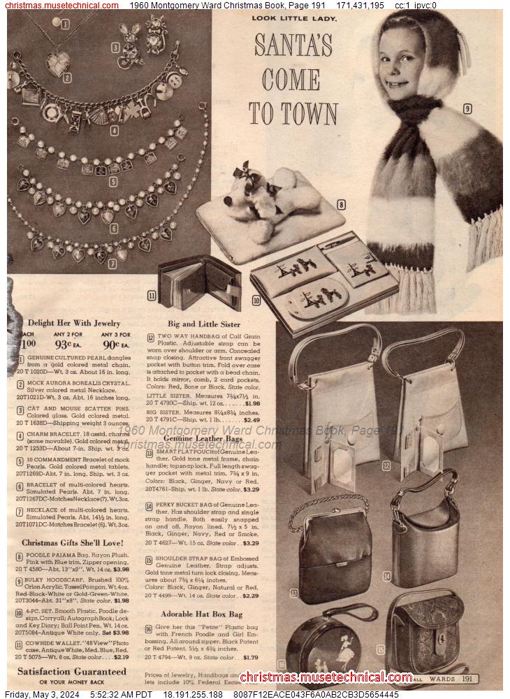 1960 Montgomery Ward Christmas Book, Page 191