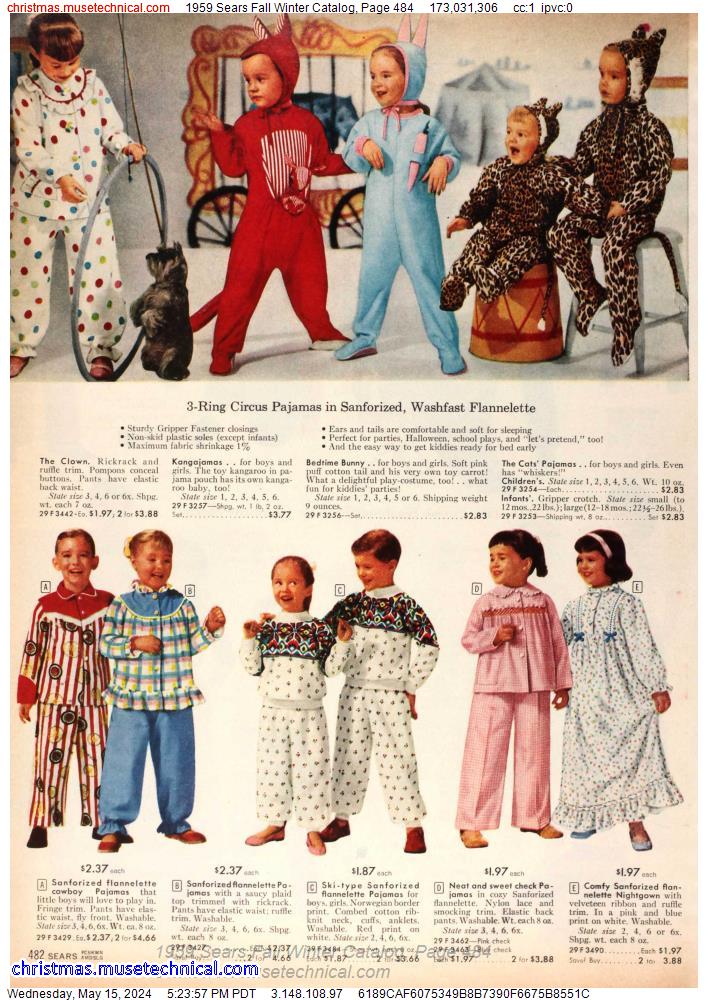 1959 Sears Fall Winter Catalog, Page 484