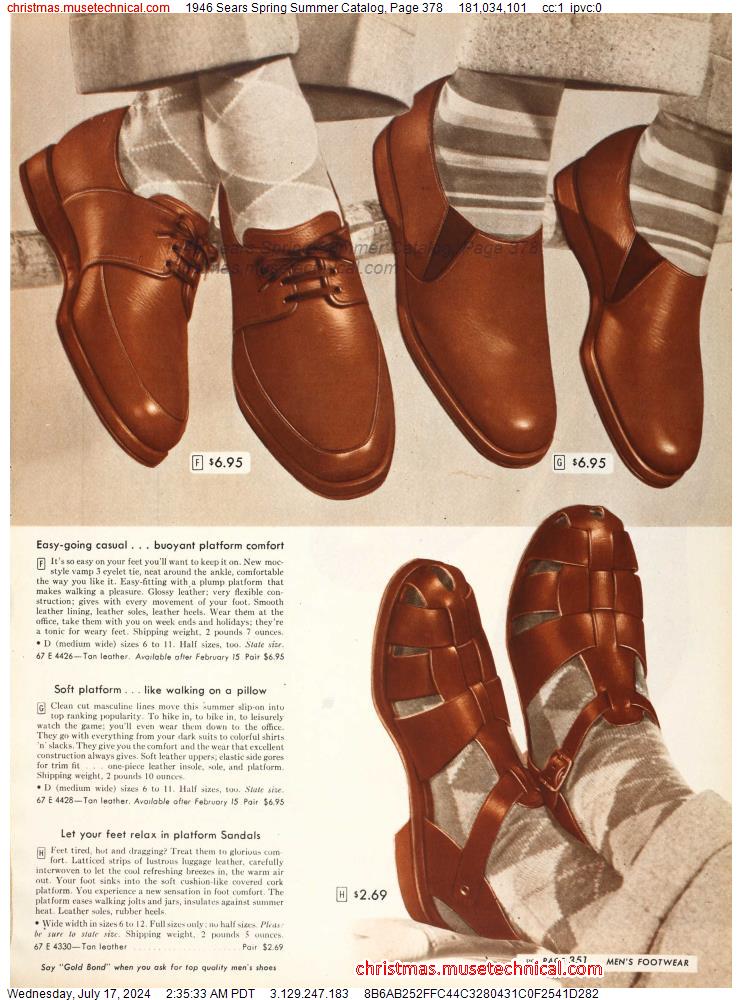 1946 Sears Spring Summer Catalog, Page 378