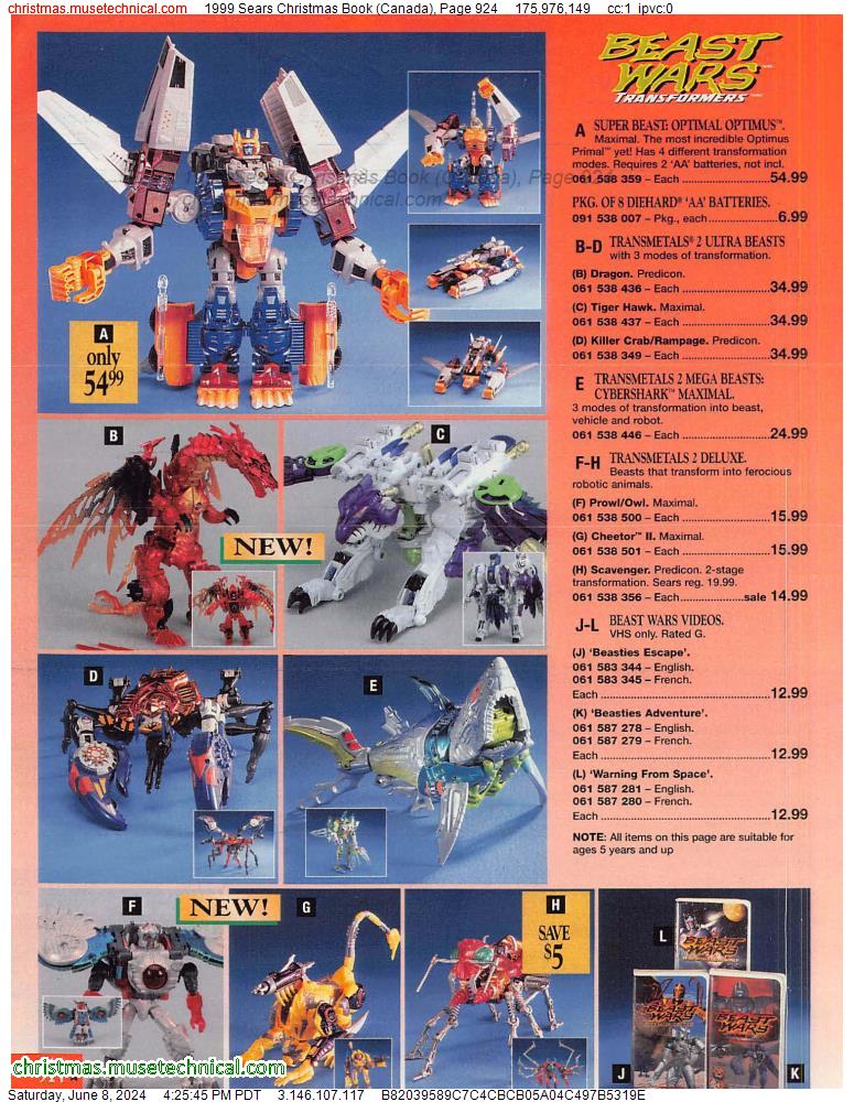 1999 Sears Christmas Book (Canada), Page 924