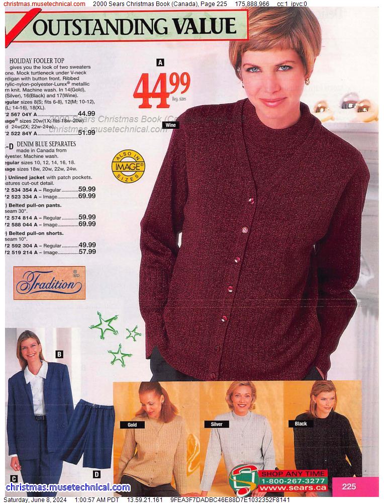 2000 Sears Christmas Book (Canada), Page 225