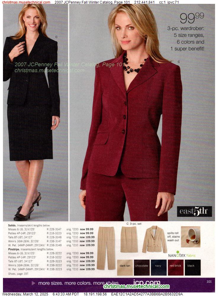 2007 JCPenney Fall Winter Catalog, Page 101