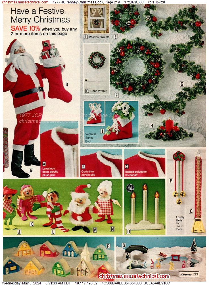 1977 JCPenney Christmas Book, Page 219
