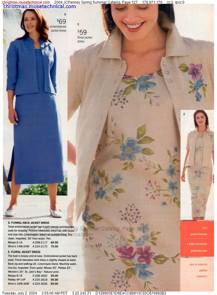 2004 JCPenney Spring Summer Catalog, Page 127