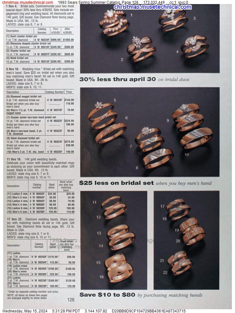 1993 Sears Spring Summer Catalog, Page 126