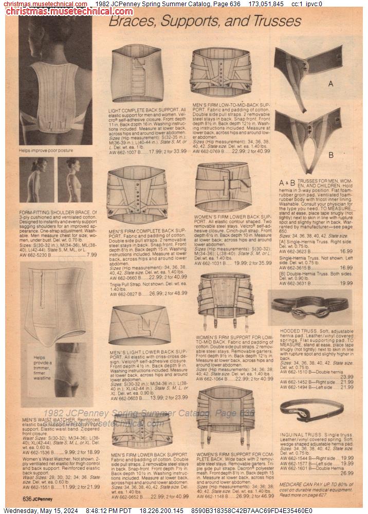 1982 JCPenney Spring Summer Catalog, Page 636