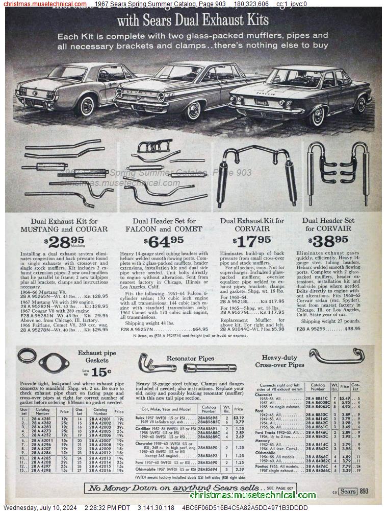 1967 Sears Spring Summer Catalog, Page 903