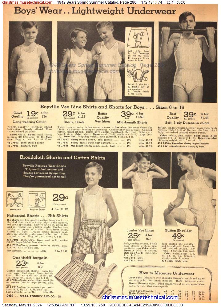 1942 Sears Spring Summer Catalog, Page 280