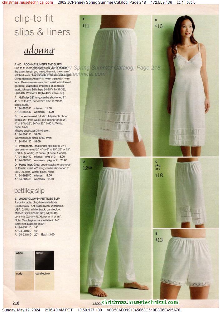 2002 JCPenney Spring Summer Catalog, Page 218