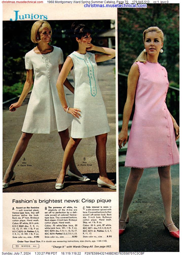 1968 Montgomery Ward Spring Summer Catalog, Page 70