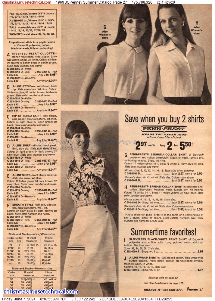 1969 JCPenney Summer Catalog, Page 27