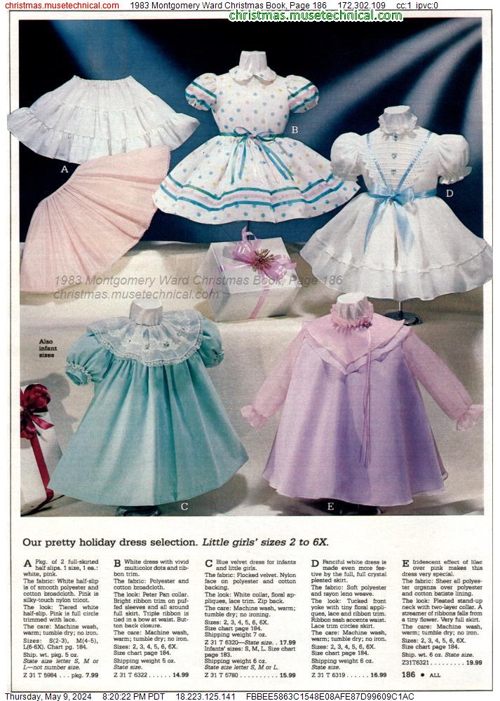 1983 Montgomery Ward Christmas Book, Page 186