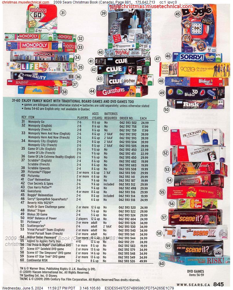 2009 Sears Christmas Book (Canada), Page 881