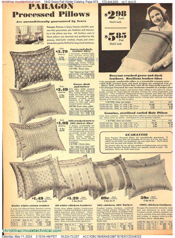 1942 Sears Fall Winter Catalog, Page 975