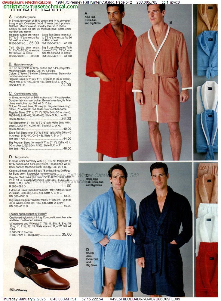 1984 JCPenney Fall Winter Catalog, Page 542