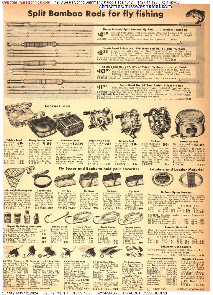 1943 Sears Spring Summer Catalog, Page 1012