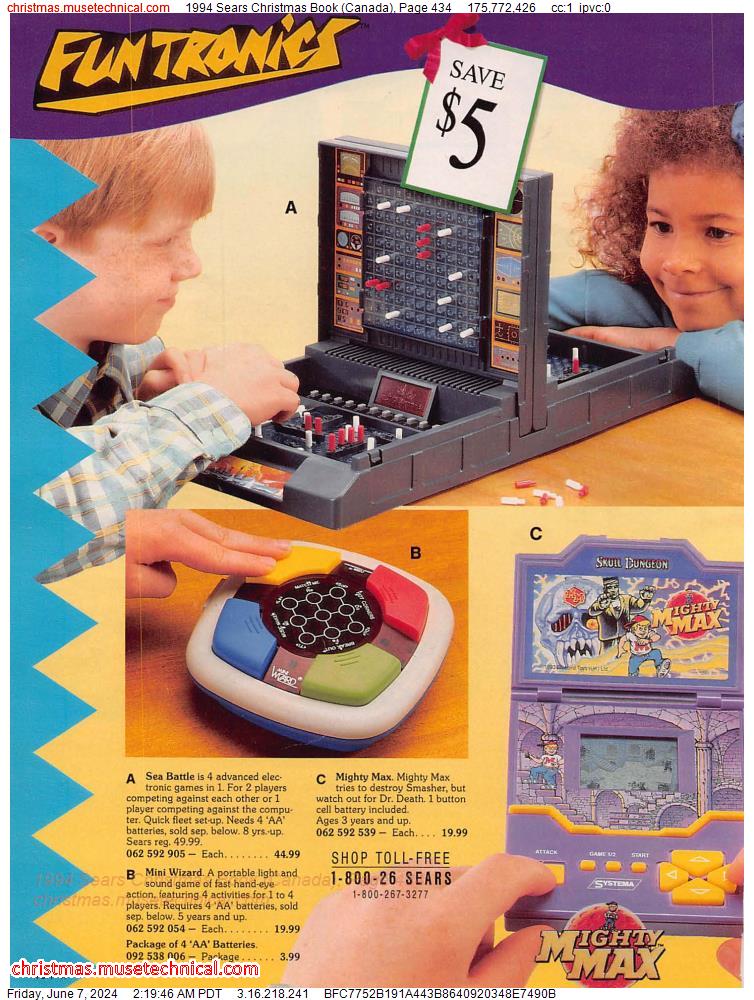1994 Sears Christmas Book (Canada), Page 434