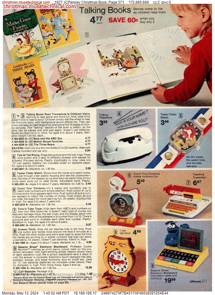 1977 JCPenney Christmas Book, Page 371