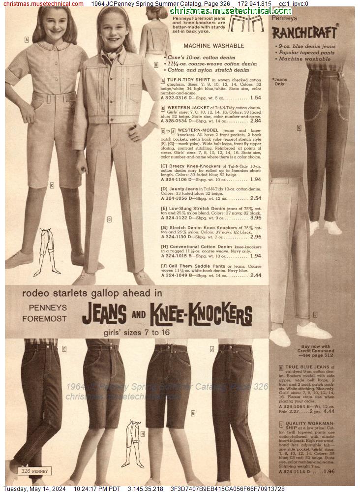 1964 JCPenney Spring Summer Catalog, Page 326