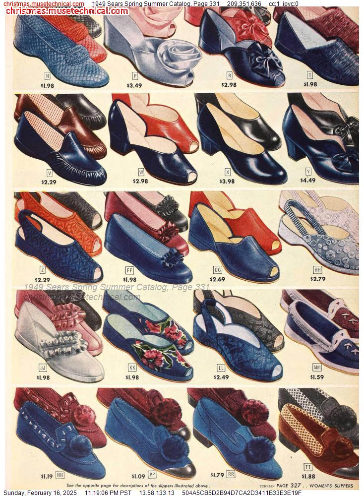 1949 Sears Spring Summer Catalog, Page 331