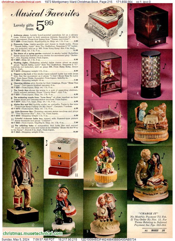1973 Montgomery Ward Christmas Book, Page 215