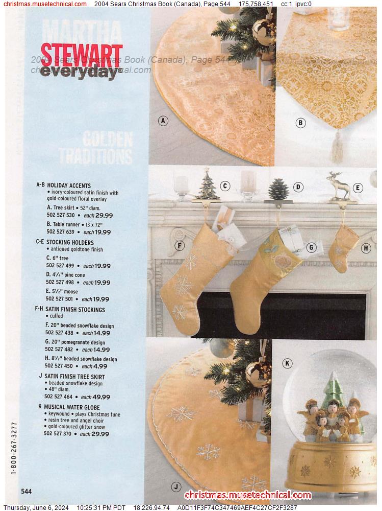 2004 Sears Christmas Book (Canada), Page 544